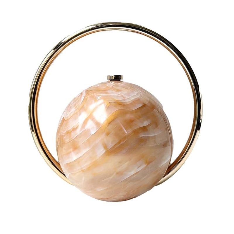 Marble Ball Luxurious Evening Elegant Handbags