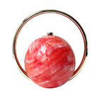 Marble Ball Luxurious Evening Elegant Handbags