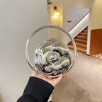 Acrylic electroplated rose dinner bag