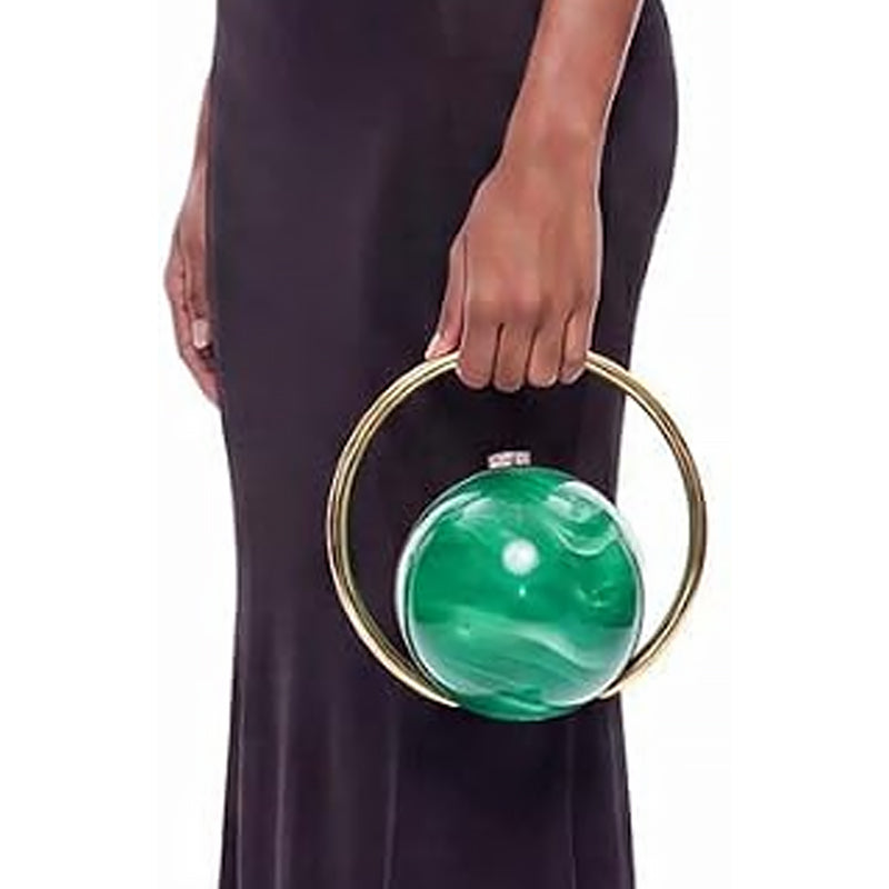 Marble Ball Luxurious Evening Elegant Handbags