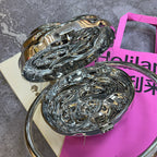 Acrylic electroplated rose dinner bag