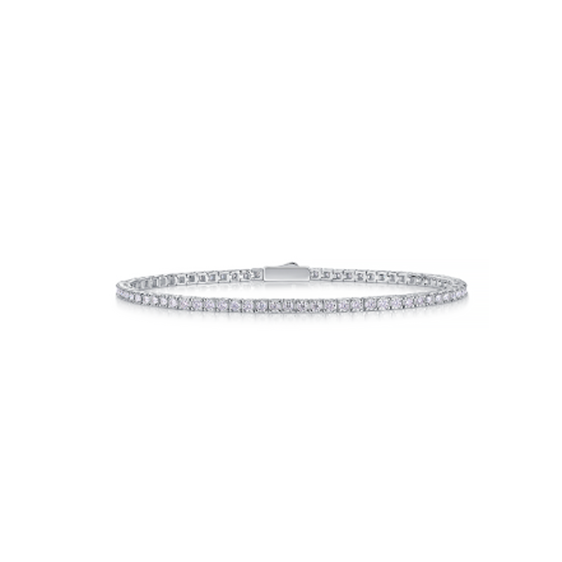 S925 Moissanite Buckle Bracelet L12759
