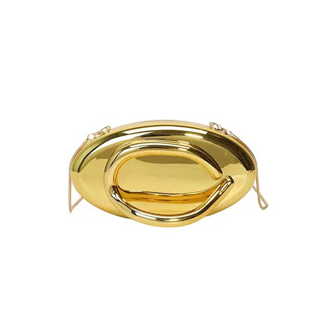 Fashionable acrylic shell flower clutch bag