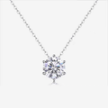 S925 Moissanite 6-Claw Necklace N13176