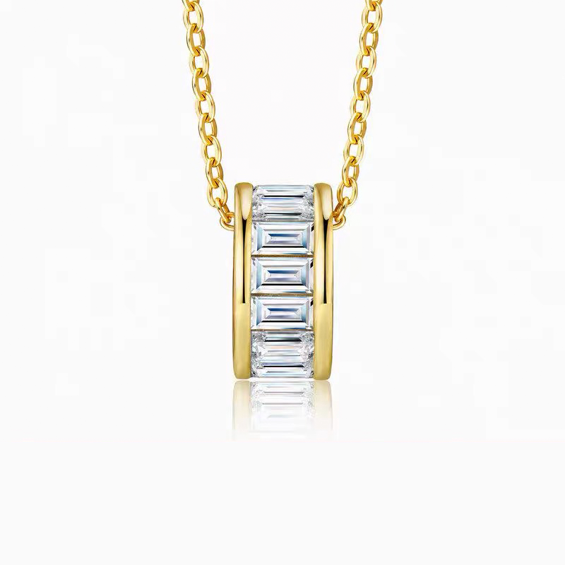 S925 Mozambique Light Luxury Pendant P14700-Y