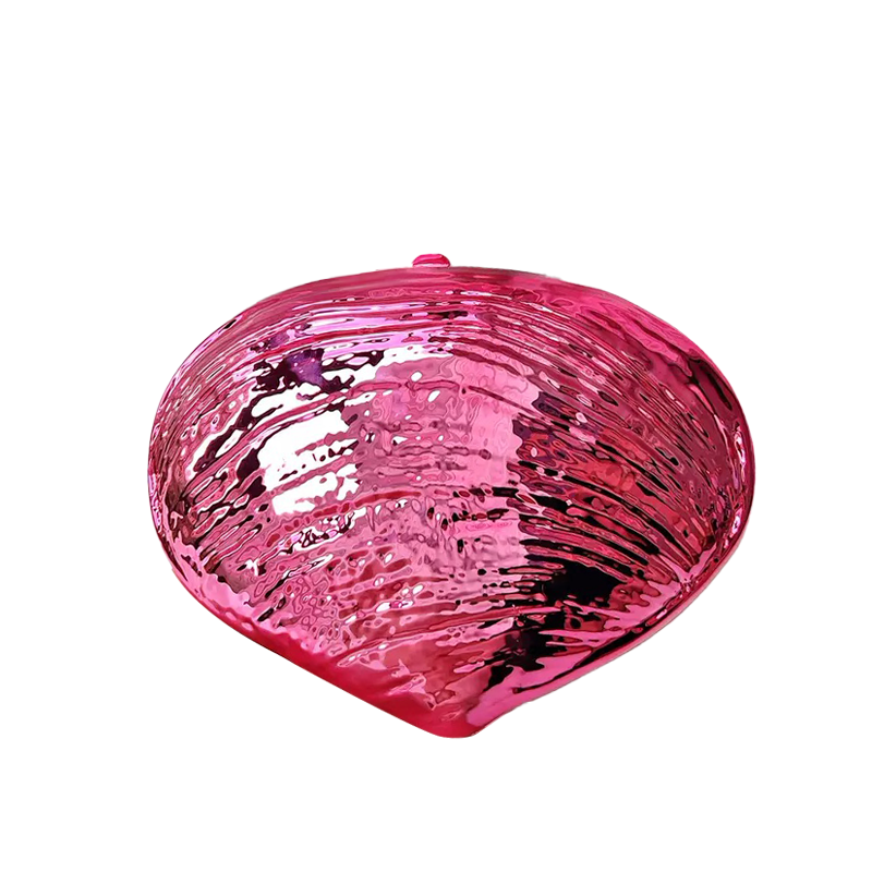 Shell-shaped acrylic evening bag